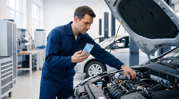 Digital Vehicle Inspection: Advanced Diagnostics During Your Oil Change