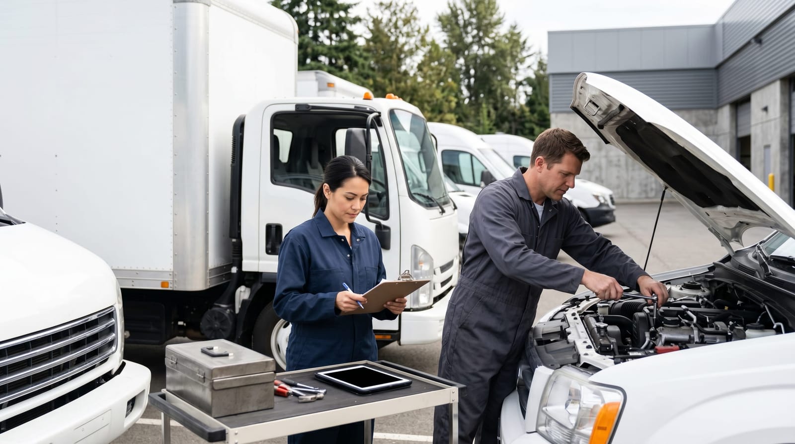 How Do I Schedule Fleet Diesel Maintenance?