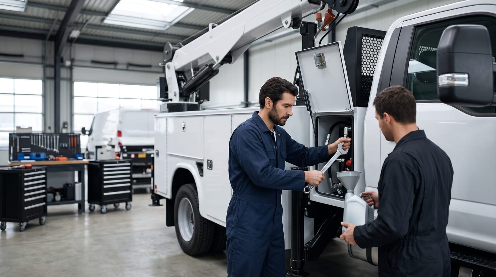 What Maintenance Do Service Trucks Need Beyond Regular Cars?