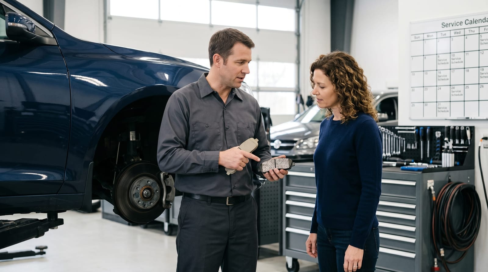 What's the Difference Between Ceramic and Semi-Metallic Brake Pads?