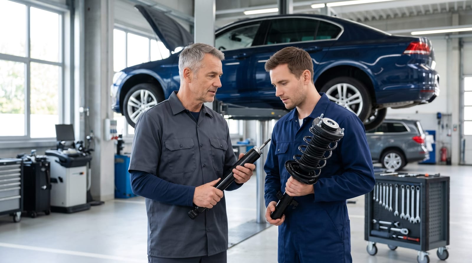 What's the Difference Between Shocks and Struts?