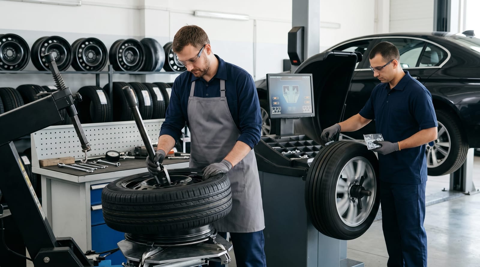 What's the Difference Between Tire Mounting and Balancing?